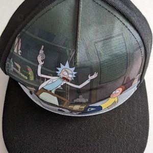 Rick and Morty Black  Men, Women Cap